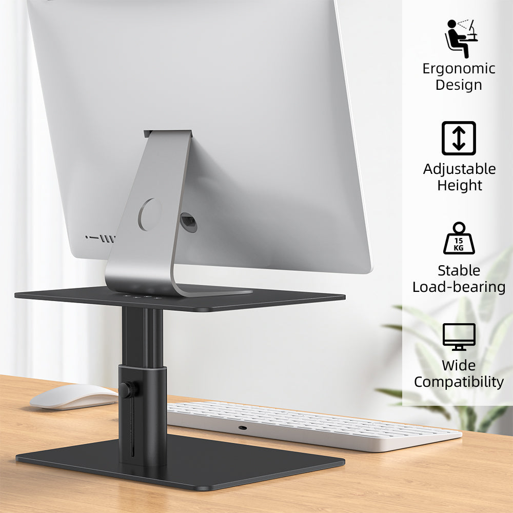 LENUO DL-202 Adjustable Laptop Stand for Desk Aluminum Alloy Laptop Riser Holder LENUO DL-202 Adjustable Laptop Stand for Desk Aluminum Alloy Laptop Riser Holder